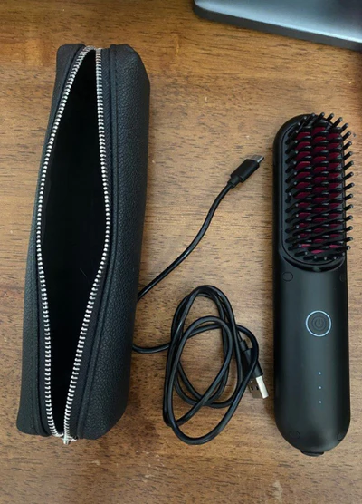 Sleekstyle - Elektrische Haarbürste mit 3 Temperaturstufen für glattes Haar-3