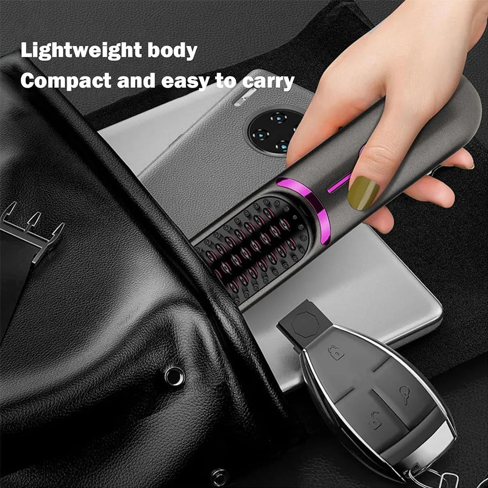 Tima Styler – Kabelloser Glättbürsten-Styler für glattes Haar überall