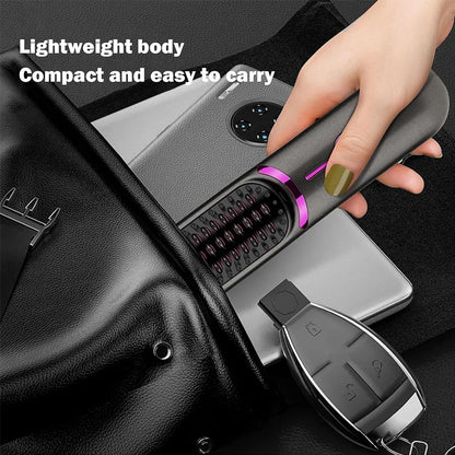 Tima Styler – Kabelloser Glättbürsten-Styler für glattes Haar überall