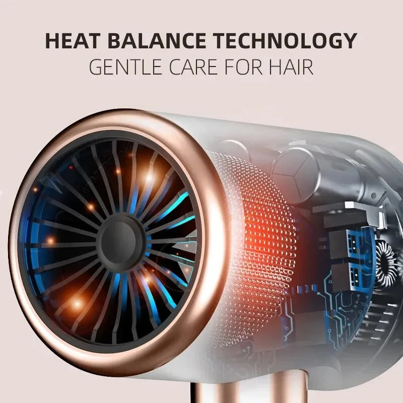 PowerGloss Haartrockner 2400W – Ionen-Technologie & Stylisches Design für jedes Haar