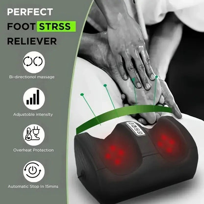Soothestep – Luxus Shiatsu Fußmassagegerät mit Wärmefunktion | 12 3D-Massagebälle & Timer
