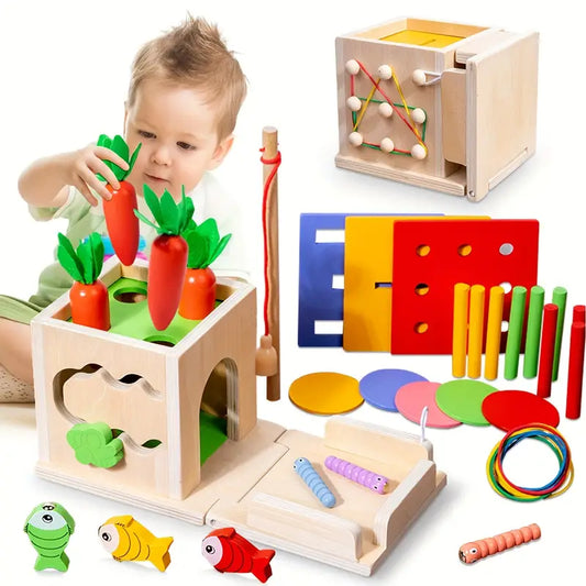 Kreativ 8-in-1 Montessori spielen setzte für abenteuerliche Babys-1