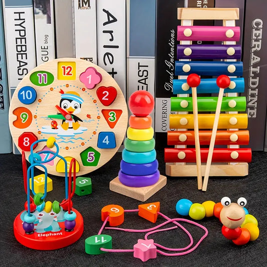 5-in-1 Montessori Play-Set für Kinder-Z-Entdeckung kreatives Spielevergnügen-1