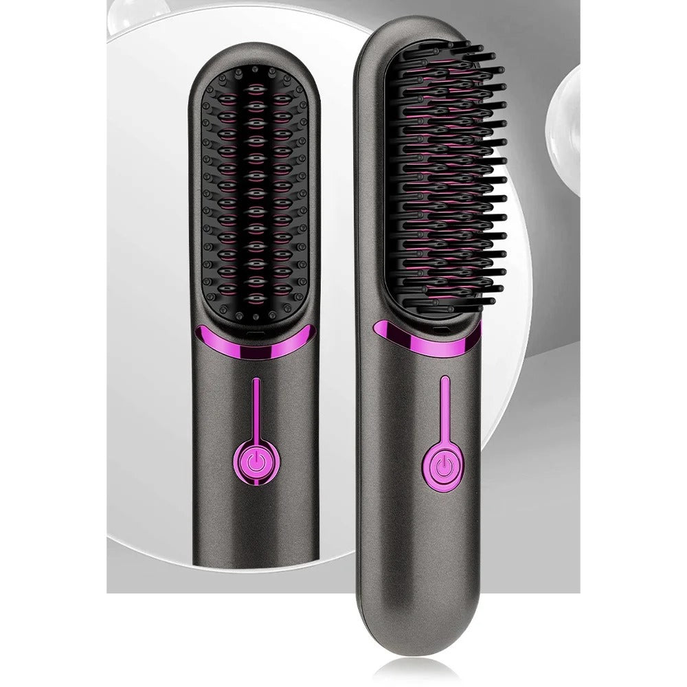 Tima Styler – Kabelloser Glättbürsten-Styler für glattes Haar überall