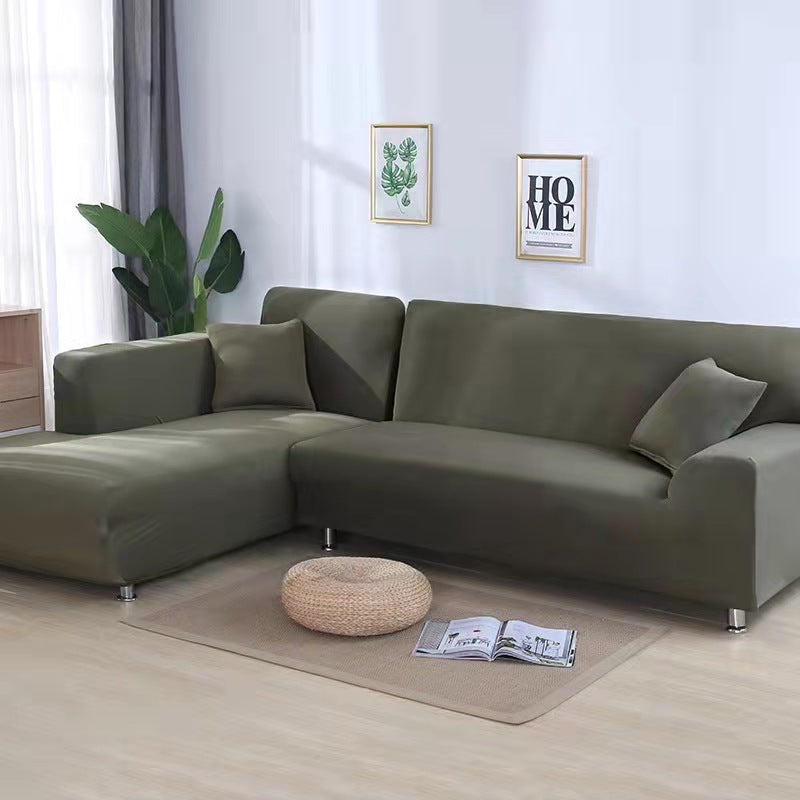 Variant image for Sofa Bezug Grau Größe M Stretch Samt Waschbar für Optimalen Schutz und Stil-12