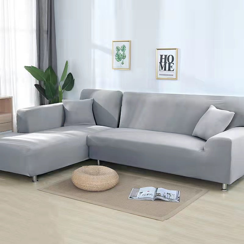 Variant image for Sofa Bezug Grau Größe M Stretch Samt Waschbar für Optimalen Schutz und Stil-16