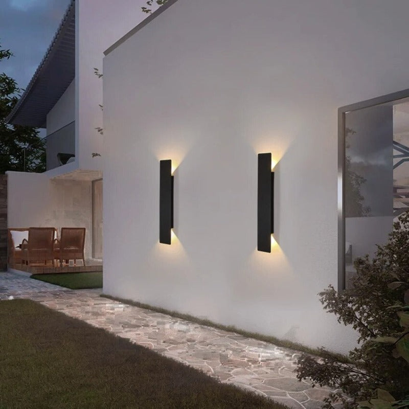 OutdoorLED Wandlampe – Wasserdicht & Stylisch für Terrasse und Garten
