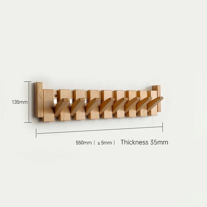 Wooden Wall Hook – Faltbarer Wandhaken aus Holz für stilvolle Ordnung