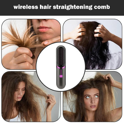 Tima Styler – Kabelloser Glättbürsten-Styler für glattes Haar überall
