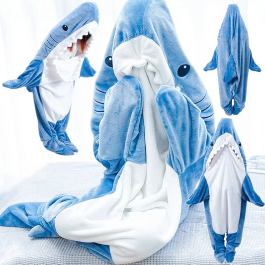 SharkBuddy – Kuscheliger Hai-Strampler für Kinder & Erwachsene