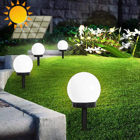 Variant image for Runde LED-Solargartenleuchte – Energieeffiziente und Stilvolle Gartenbeleuchtung mit Automatischer Lichtsteuerung-1
