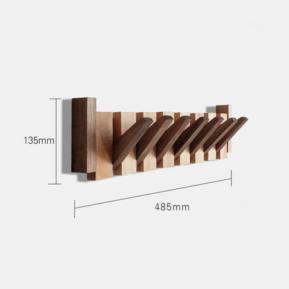Wooden Wall Hook – Faltbarer Wandhaken aus Holz für stilvolle Ordnung