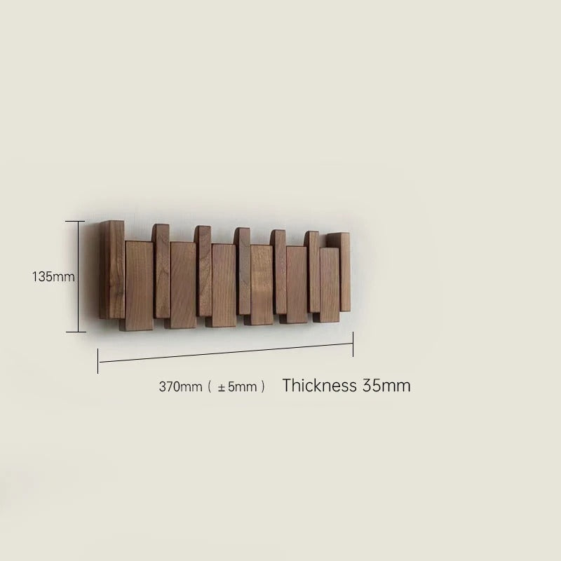 Wooden Wall Hook – Faltbarer Wandhaken aus Holz für stilvolle Ordnung