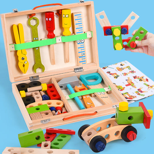 Makerbox - Kreatives Holzgebäude Set für Kinder-1