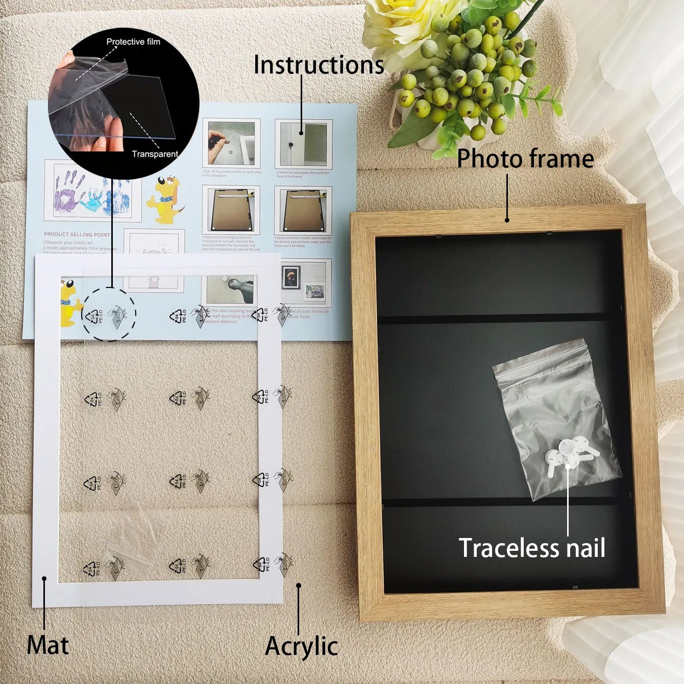 MemoryFrame – Bilderrahmen zur Aufbewahrung und Präsentation von Kinderkunst