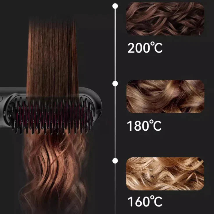 Tima Haarstyler - Drahtloser Styler Pinsel für Glattes Haar, Schnell Aufheizend, Tragbar-4
