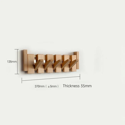 Wooden Wall Hook – Faltbarer Wandhaken aus Holz für stilvolle Ordnung