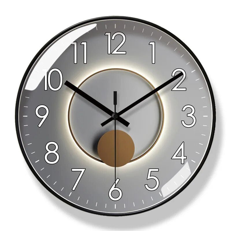 Variant image for Moderne Wanduhr Schwarz Im Nordischen Stil-10