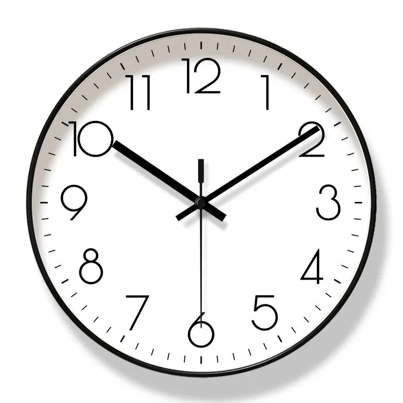 Variant image for Moderne Wanduhr Schwarz Im Nordischen Stil-7