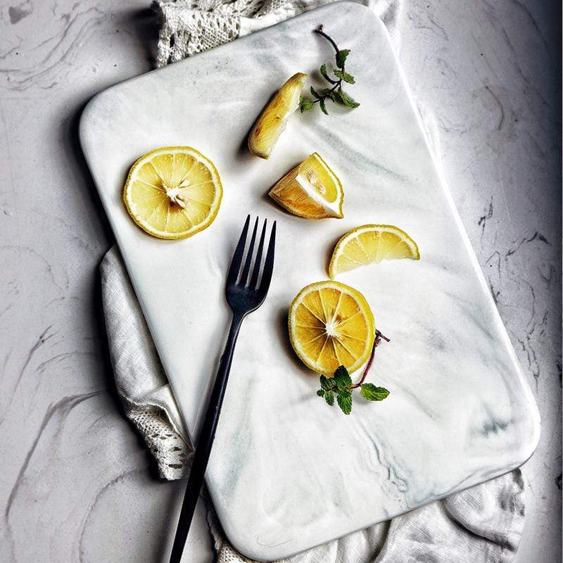 Marmor Schneidebrett Für Elegantes Kochen-3