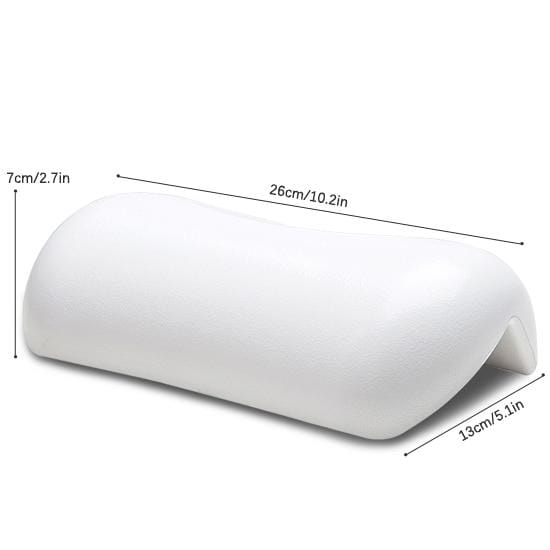 Badekissen Weiß Größe Standard Wasserabweisend Ergonomisch-6