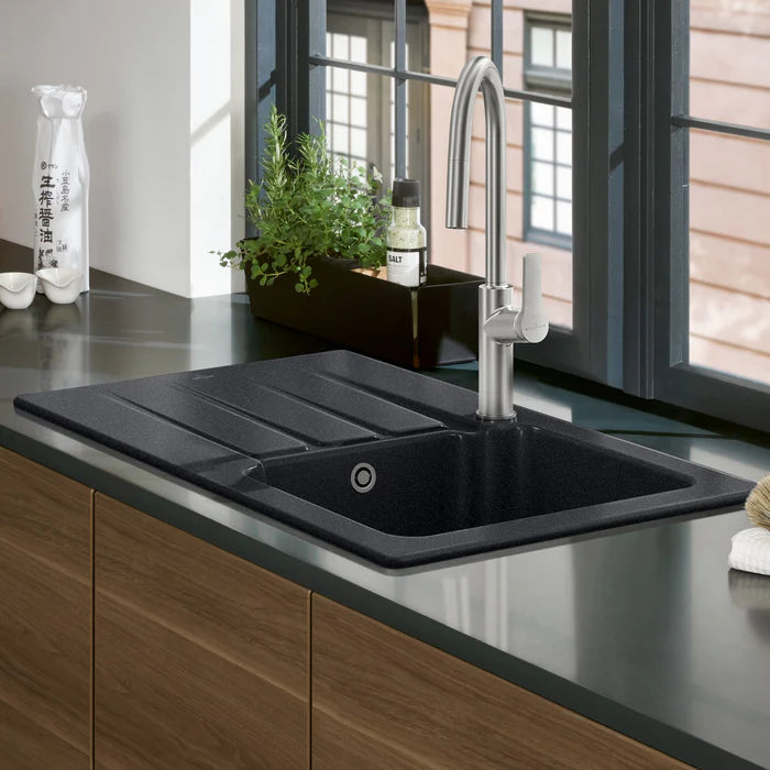 Architectura 50 Keramik-Waschbecken – Robust & Elegant in Chromit für jedes Bad