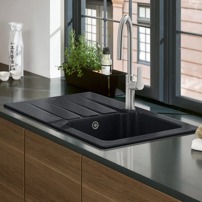 Architectura 50 Keramik-Waschbecken – Robust & Elegant in Chromit für jedes Bad